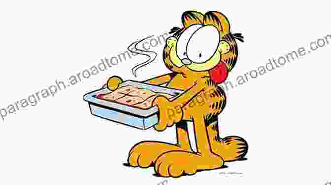 A Cartoon Image Of Garfield Sitting On A Pile Of Newspapers, Wearing A Chef's Hat And Holding A Lasagna Garfield Makes It Big: His 10th (Garfield Series)