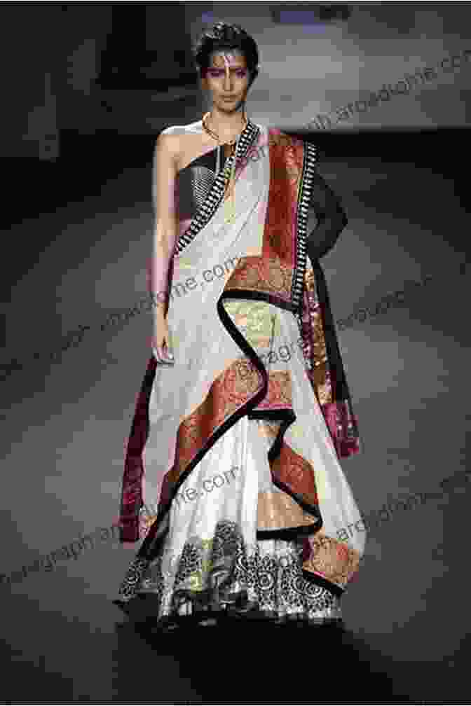 A Contemporary Sari, Featuring A Blend Of Traditional And Modern Elements My Paati S Saris Jyoti Rajan Gopal