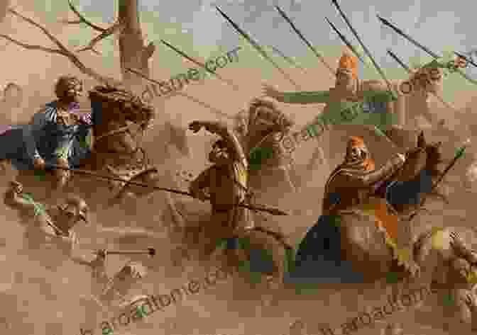 A Depiction Of The Battle Of Gaugamela, Alexander's Final And Decisive Victory Against The Persian Empire. The Field Campaigns Of Alexander The Great