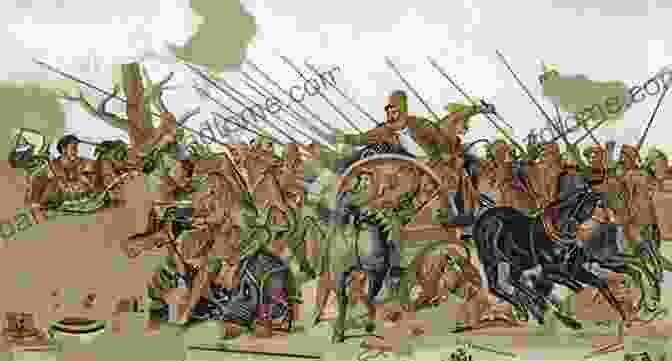 A Depiction Of The Battle Of Issus, A Decisive Victory For Alexander Against The Persian King Darius III. The Field Campaigns Of Alexander The Great