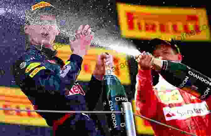 A Driver Celebrating On The Podium Forty Years Of Motorsport Photography