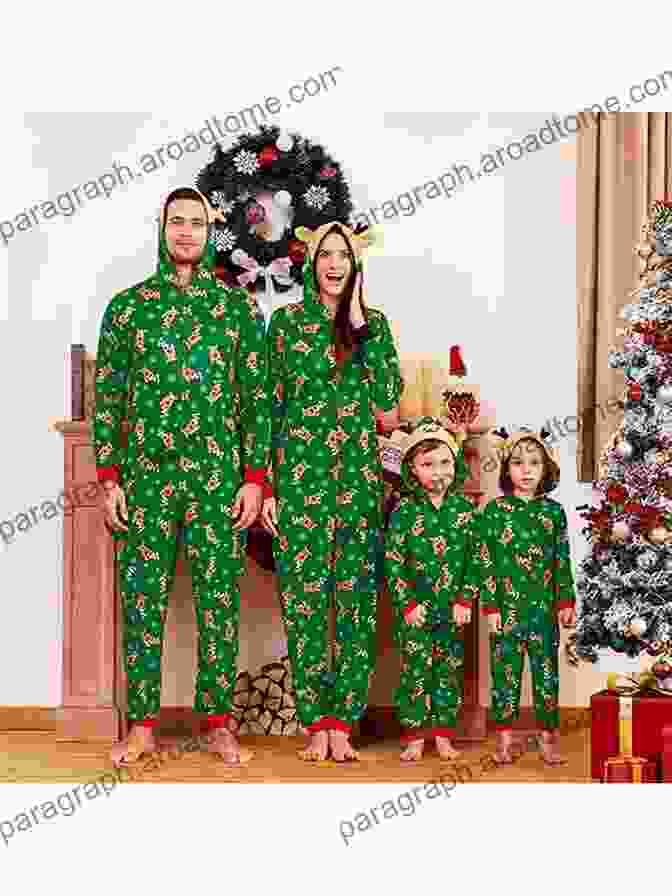 A Family Dressed In Matching Reindeer Pajamas, Standing Awkwardly In Front Of A Christmas Tree Awkward Family Holiday Photos Mike Bender