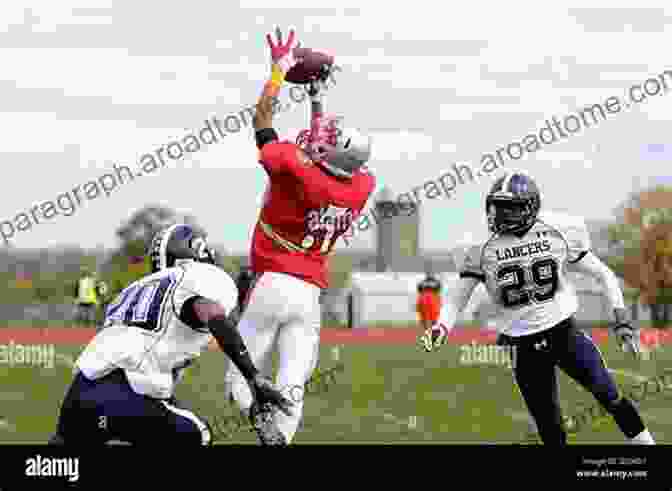 A High School Football Player Leaps Into The Air To Make A Catch. High School Football In South Carolina: Palmetto Pigskin History (Sports)