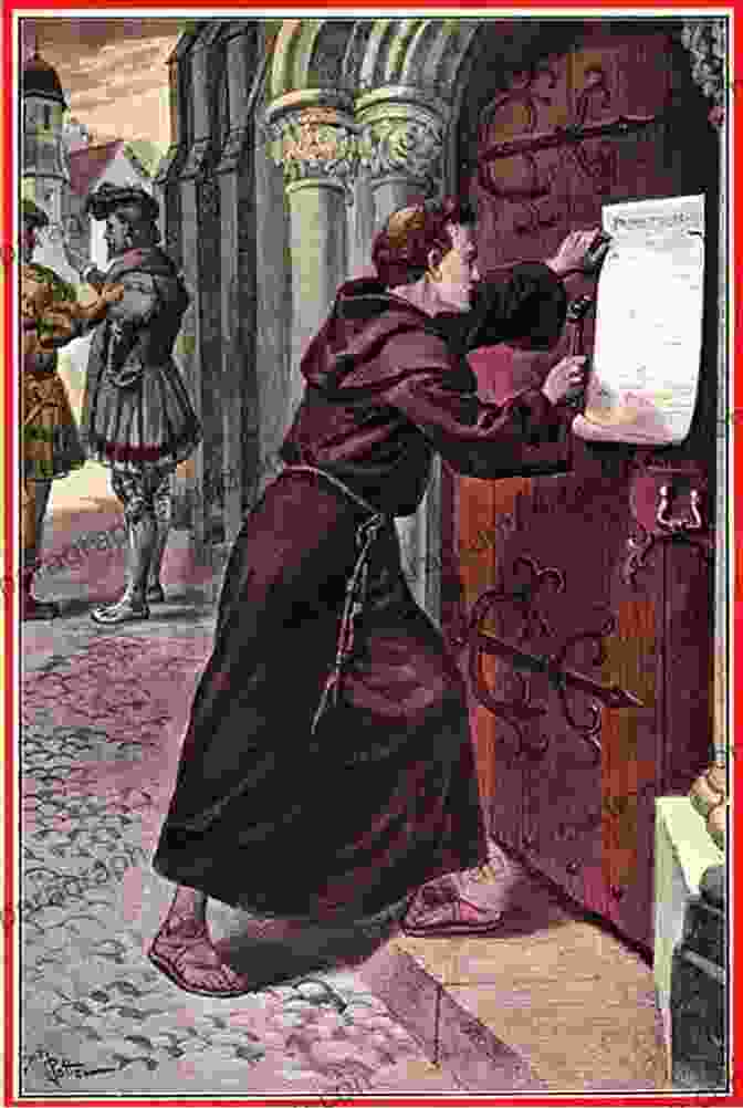 A Painting Of Martin Luther Nailing His Ninety Five Theses To The Door Of The Wittenberg Church The Catholics: The Church And Its People In Britain And Ireland From The Reformation To The Present Day