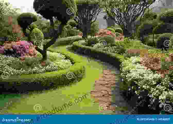 A Panoramic View Of A Lush Garden With Blooming Flowers, Manicured Lawns, And A Serene Pond Flower Encyclopedia With Pictures: Beautiful Pictures For Relaxing Meditation For Garden Lovers And Seniors With Alzheimer S 30+ Kinds Of Flowers 100+ Amazing Photos