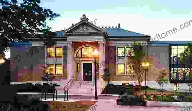 A Picturesque View Of The Grand Hyde Park Branch Of The Boston Public Library, Adorned With Intricate Carvings And A Stately Entrance. Looking Down: Photographs From The Sidewalks Of Hyde Park Boston