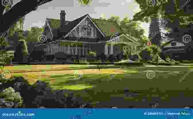 A Sprawling Bungalow Surrounded By A Manicured Lawn 90 Houses Of The Twenties: Cottages Bungalows And Colonials (Dover Architecture)