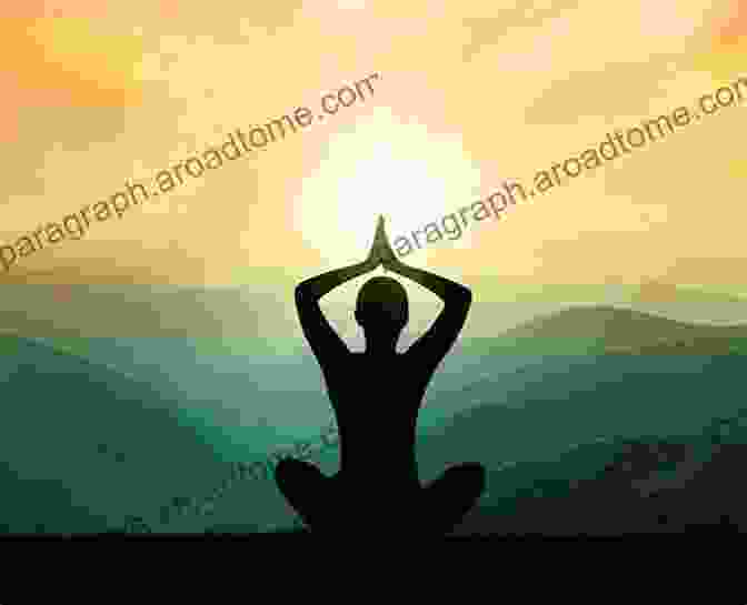 An Image Depicting A Person Practicing Yoga In A Serene Natural Setting, Surrounded By Symbols Of The Elements And The Cosmos, Evoking The Transformative Power Of Yoga And Its Role In The Upanishadic Path To Enlightenment. The Wisdom Of The Upanishads