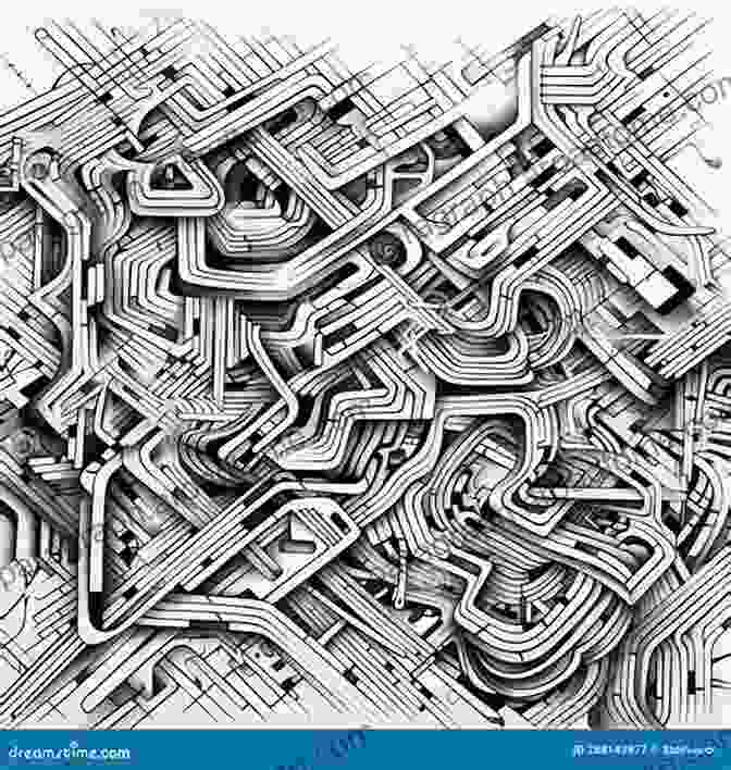 An Intricate Diagram Of An Imaginary Circuit, Showcasing Its Unconventional Design And The Interplay Of Abstract And Tangible Elements. Imaginary Circuits: Imaginary Art Engineering And Its Application