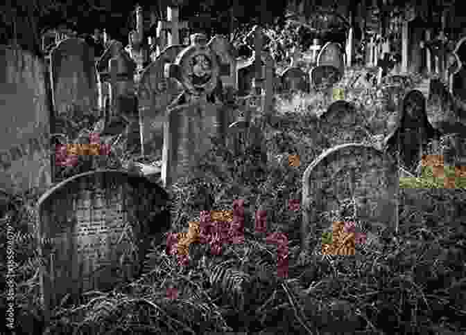 Ancient Graveyard With Weathered Tombstones And Overgrown Vegetation Understanding Cemetery Symbols: A Field Guide For Historic Graveyards (Messages From The Dead 1)