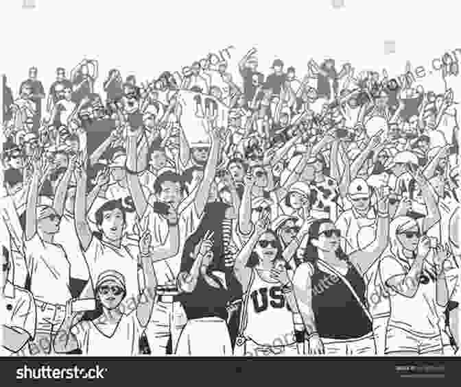 Black And White Photo Of A Crowd Cheering At A Baseball Game Mexican American Baseball In The Inland Empire (Images Of Baseball)