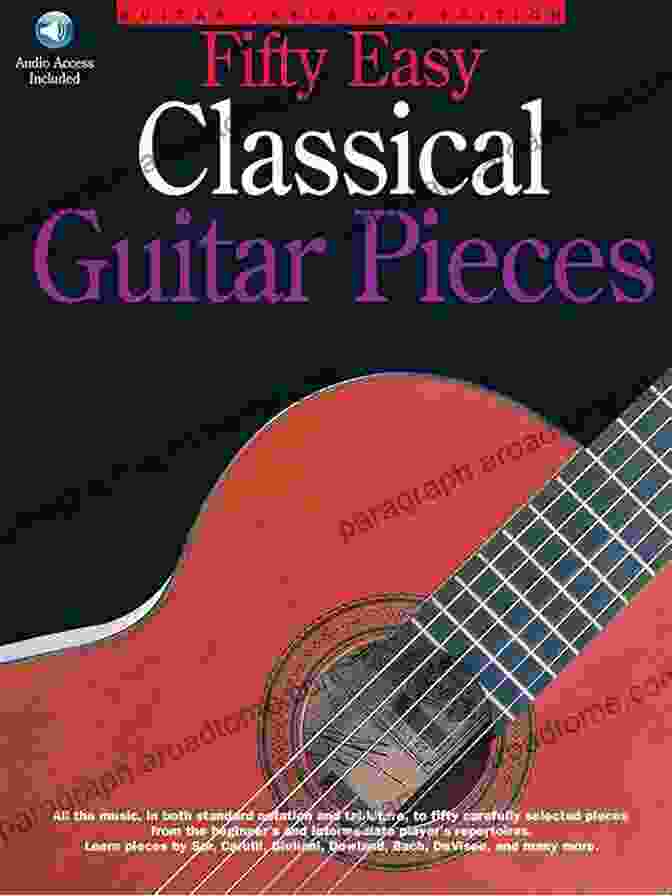 Book Cover Of '50 Easy Classical Guitar Pieces' By Jerry Willard 50 Easy Classical Guitar Pieces Jerry Willard