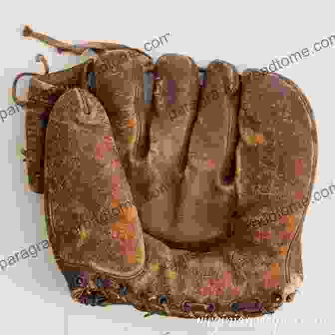 Close Up Of An Old, Worn Baseball Glove Mexican American Baseball In The Inland Empire (Images Of Baseball)