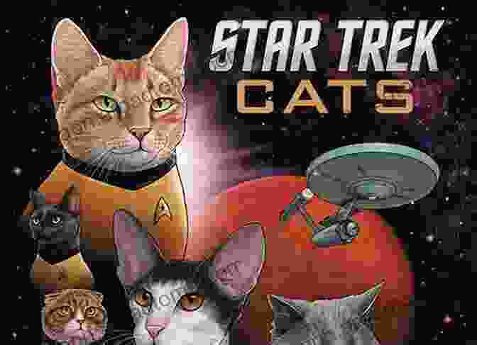 Cover Of Star Trek Cats, Featuring A Group Of Cats Dressed As Star Trek Characters Star Trek Cats: (Star Trek Book About Cats)