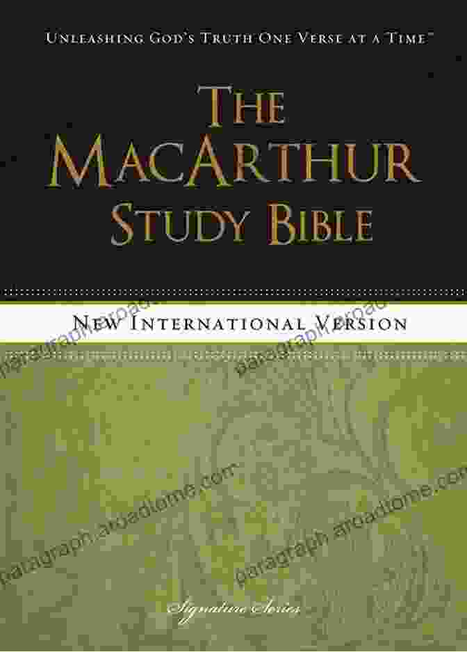 Cover Of The NIV MacArthur Study Bible NIV The MacArthur Study Bible: Holy Bible New International Version (Signature)