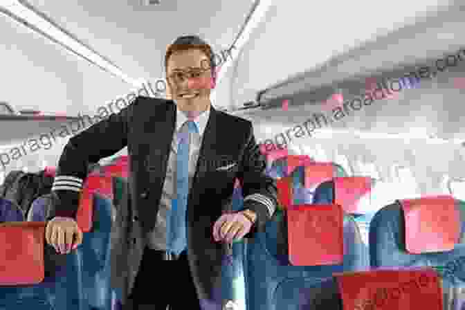 Flight Attendant Joe, Standing In Front Of A Plane, Smiling I M Just Here For The Layovers (Flight Attendant Joe 3)