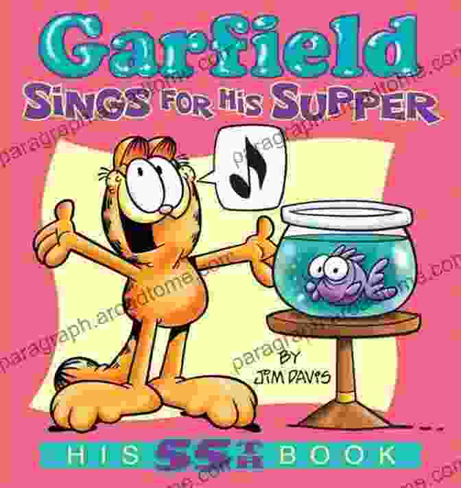 Garfield 55th Series Cover Garfield Sings For His Supper: His 55th (Garfield Series)