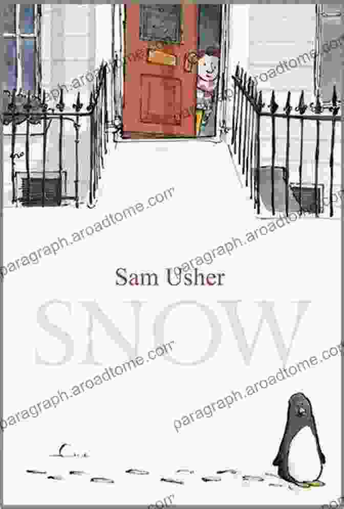 Interior Spread From 'Snow' By Sam Usher, Showing The Child And Rabbit Discovering A Hidden Village In The Snow Globe Snow Sam Usher