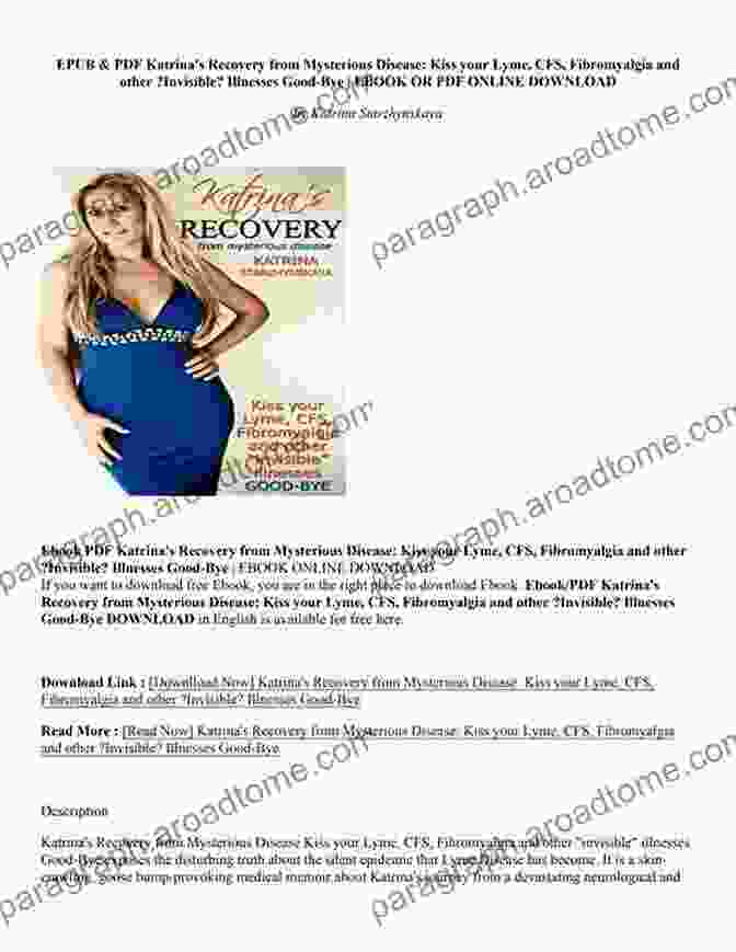 Katrina Recovery From Mysterious Disease Book Cover Katrina S Recovery From Mysterious Disease