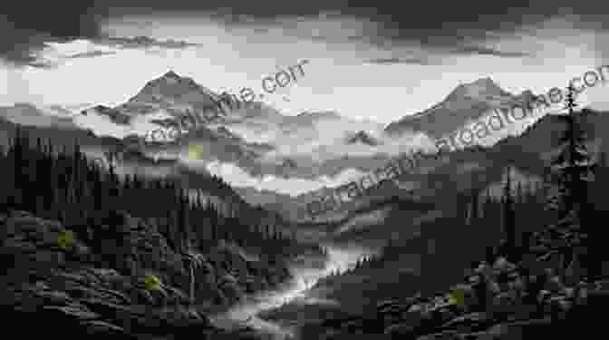 Majestic Mountains Rising Above A Tranquil Valley Fractal Flames: Cool: Soothing Images Excellent For Calming The Nerves