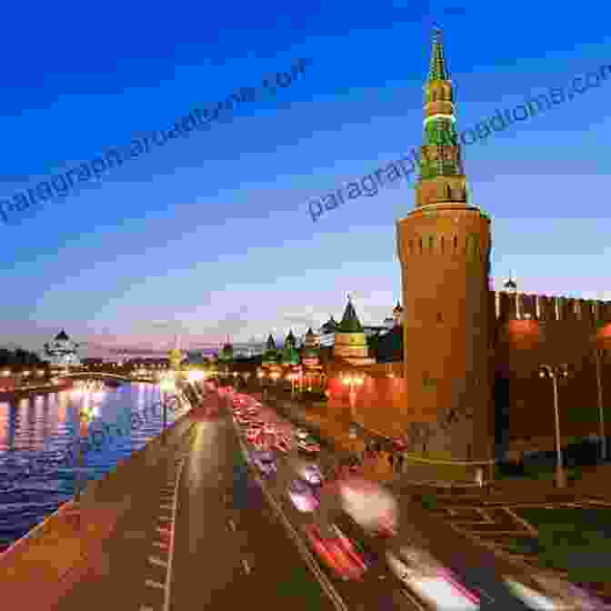 Nighttime View Of The Moscow Kremlin, Illuminated By Spotlights, Showcasing Its Architectural Beauty The Moscow Kremlin: Russia S Fortified Heart (Fortress)