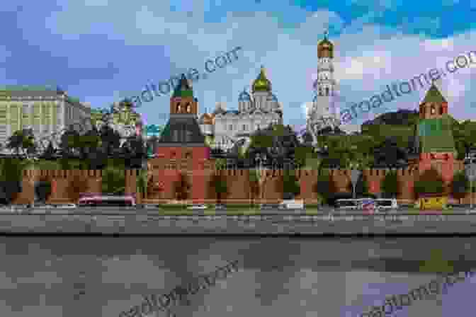 Panoramic View Of The Moscow Kremlin, Featuring The Kremlin Walls, Towers, And Golden Domes Of The Cathedrals The Moscow Kremlin: Russia S Fortified Heart (Fortress)