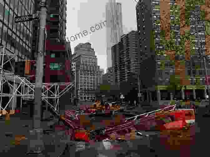 Photo Of Flooded Streets In New York City During Hurricane Sandy High Tide On Main Street: Rising Sea Level And The Coming Coastal Crisis