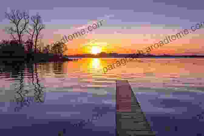 Serene Sunset Over Tranquil Lake Fractal Flames: Cool: Soothing Images Excellent For Calming The Nerves