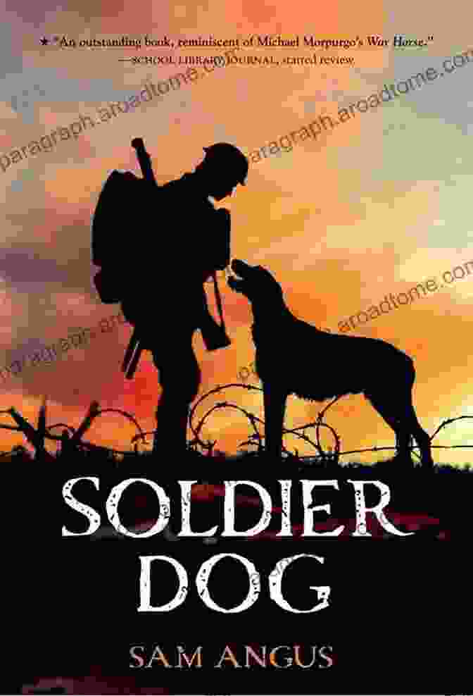 Soldier Dogs Book Cover Featuring A Close Up Of A Soldier's Face And His Canine Companion Soldier Dogs Maria Goodavage