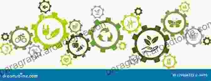 Sustainability Concept Illustration Of A Green Planet And Interconnected Gears How To Save The World For Free: (Guide To Green Living Sustainability Handbook)