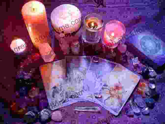 Tarot Cards Forming A Spread On A Table With Candles And Crystals The Big Of Tarot: How To Interpret The Cards And Work With Tarot Spreads For Personal Growth (Weiser Big Series)