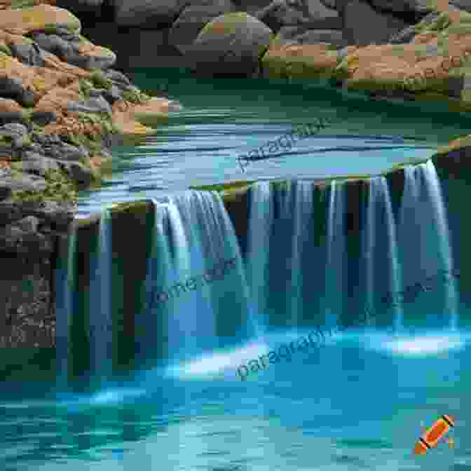 Tranquil Waterfall Cascading Into A Serene Pool Fractal Flames: Cool: Soothing Images Excellent For Calming The Nerves