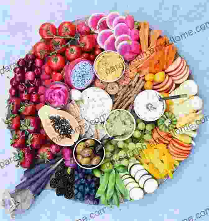 Vibrant Colorful Plate Filled With Fresh Fruits, Vegetables, Nuts, And Grains. Cultivating Seeds Of Health With Plant Based Nutrition: Nurses Share Educational Approaches To Prevent And Reverse Chronic Disease